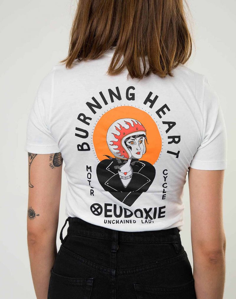 Eudoxie Femme T Shirt Marie Blanc Back Design