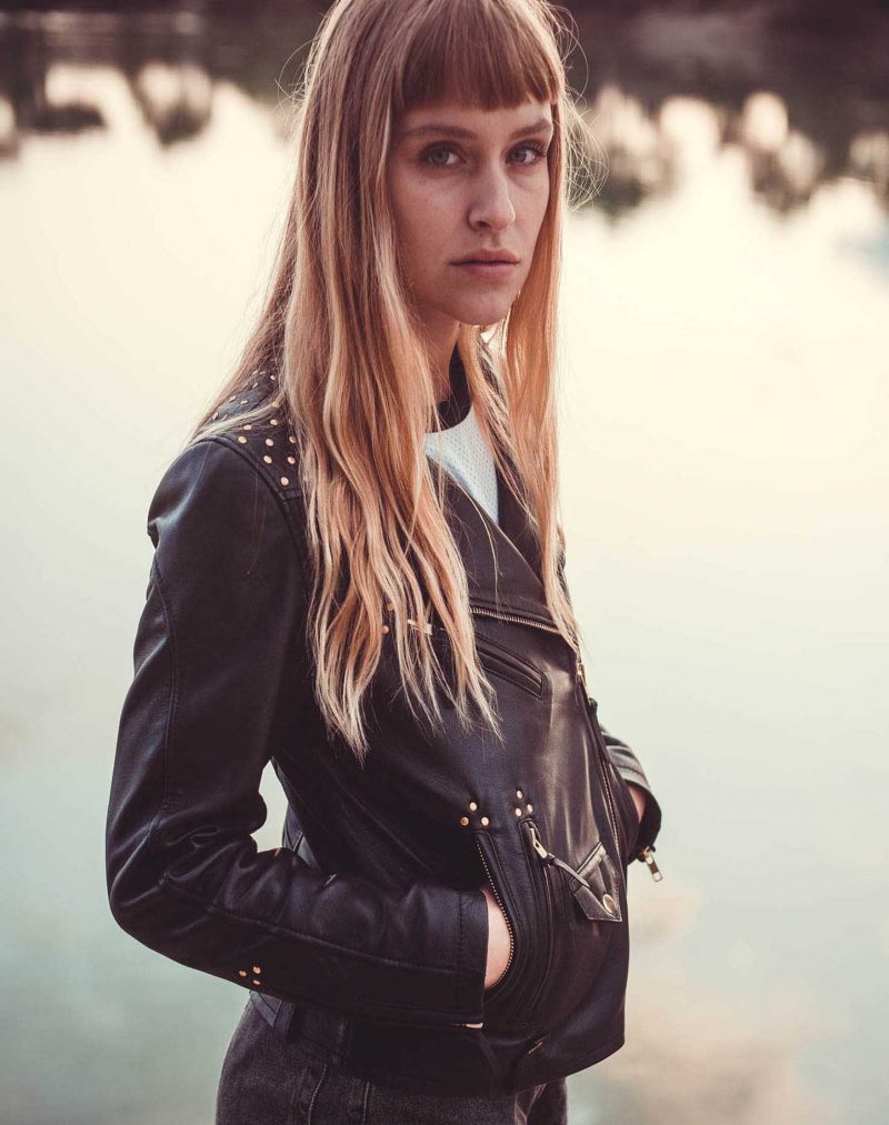 Eudoxie Veste Rose Protection Cuir