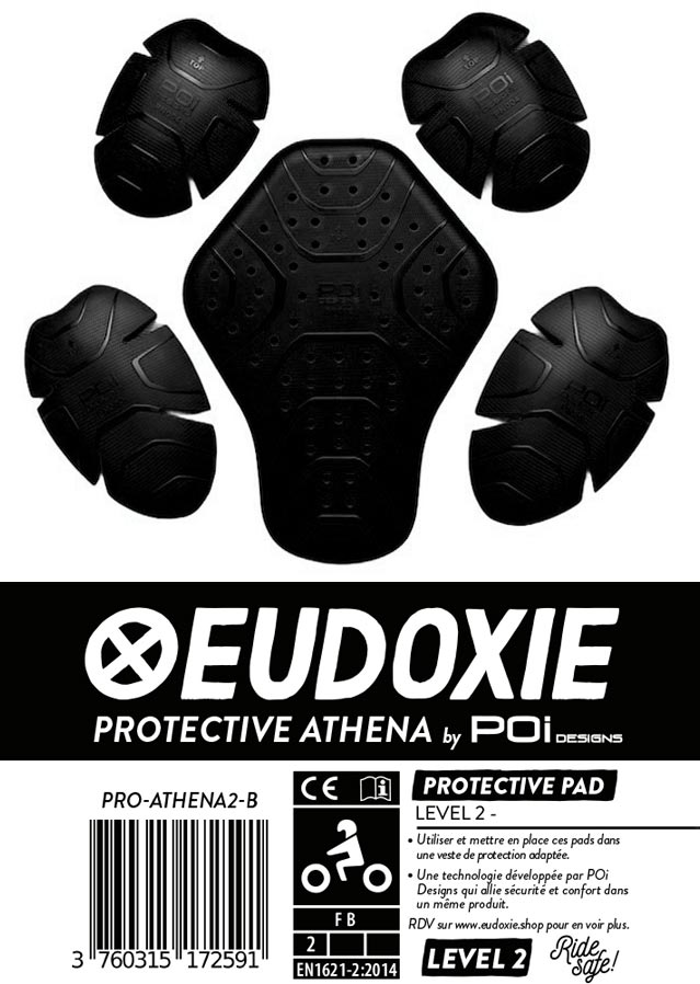 Pantalon de protection moto Beth homologué CU - Eudoxie