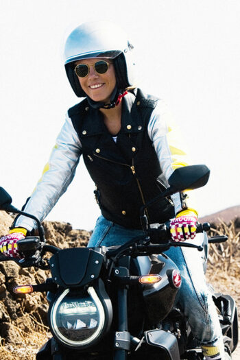 Eudoxie Gant Pop Moto Femme Niveau 1 Rose Ce Homologue Motarde