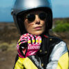Eudoxie Gant Pop Moto Femme Rose Ce Homologue Motarde