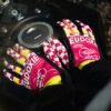 Eudoxie Gant Pop Moto Femme Rose Motarde