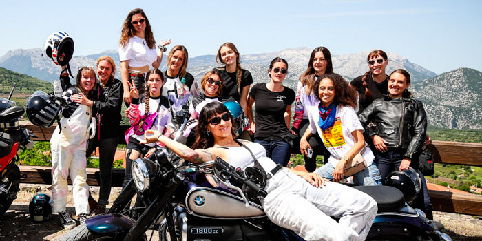 Eudoxie Label Girlgang Splitchain 2022 Sardaigne Moto Roadtrip