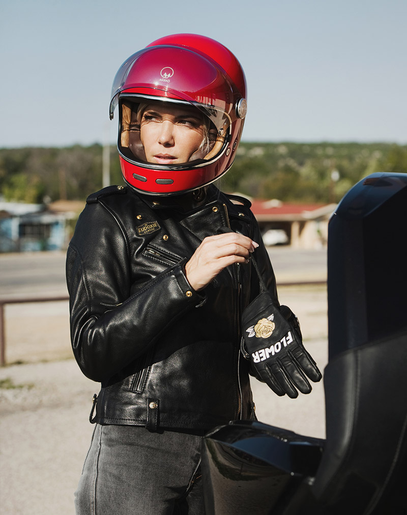 Gants moto femme en cuir - Équipement moto