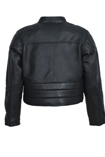 Mona Dark Eudoxie Back Women's Motorcycle Leather Jacket