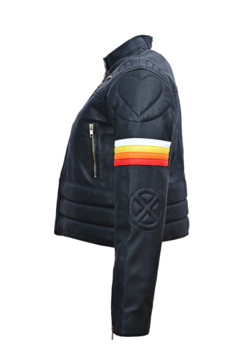 Mona Sunrise Eudoxie Side Damen Motorrad Lederjacke