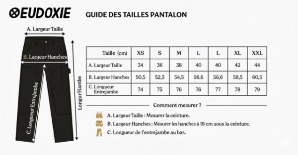 Guide Des Tailles Pa Carpenter