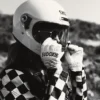 Clear approved motorcycle gloves worn