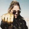 Jody Burn approved motorcycle gloves worn