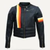 Lederjacke im Motorradstil - Mona Sunrise