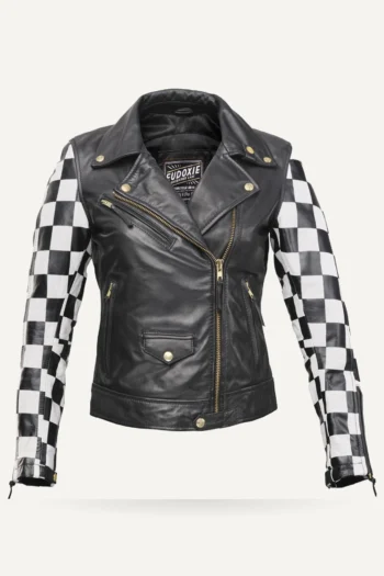 AA-geprüfte Damen-Leder-Motorradjacke - Beth